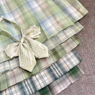 【绿色格裙合集】JK制服原创设计正版半身裙格子裙百褶裙日系学院