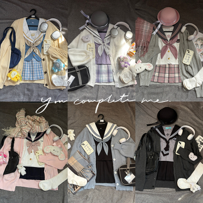 【跑单限购】送围巾原创JK制服