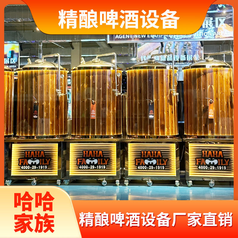 啤酒精酿酿造机械 酿精酿啤酒设备 精酿啤酒灌装机械 送配方