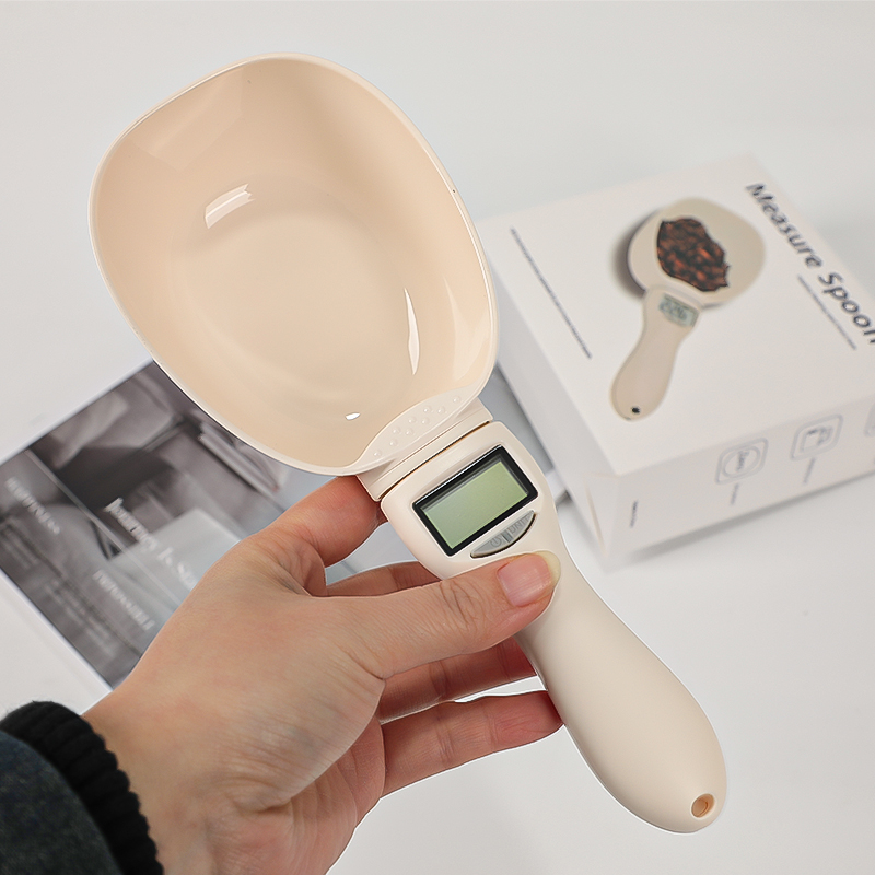 出口订单！多功能家用烘焙小型高精度厨房食物勺子称计量勺电子秤