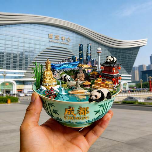 成都金属浮雕3D磁吸冰箱贴定制
