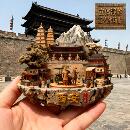 西安冰箱贴卡片金属浮雕3d立体文化创意礼品磁吸冰箱贴定制2025