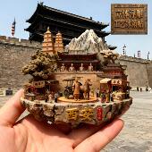 西安冰箱贴卡片金属浮雕3d立体文化创意礼品磁吸冰箱贴定制2025