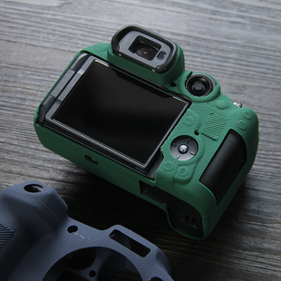 适用佳能R7相机套CANON r7硅胶套荔枝纹R8保护套相机配件 eos