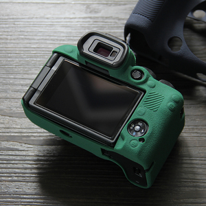 适用佳能r10相机套CANON EOS R100硅胶套荔枝纹r50机身保护套R50V
