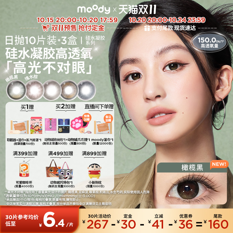 双眼度数不同请拍2盒