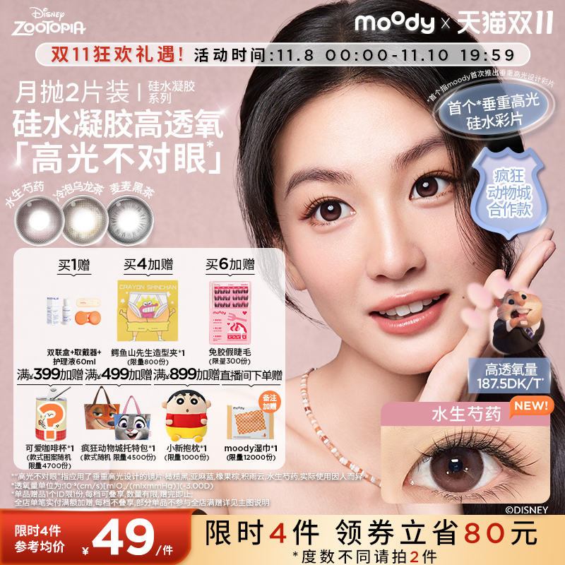 双眼度数不同请拍2盒