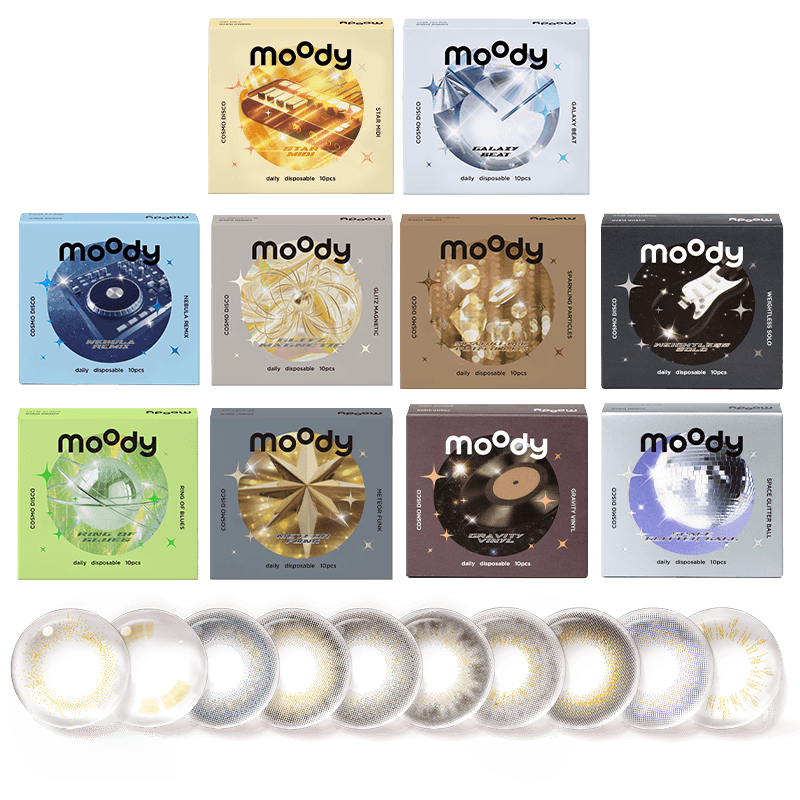 【直播间推荐】moody设计系列美瞳日抛10片装直播专享