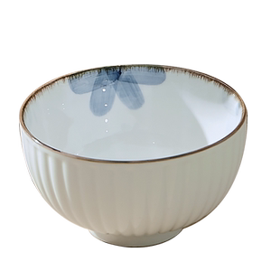 日式家用2026新款釉下彩陶瓷饭碗小碗5寸6寸面碗个人专用碗盘餐具