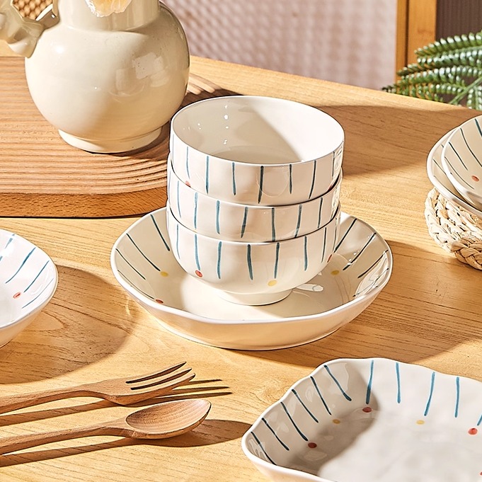 特别好看的陶瓷米饭碗餐具