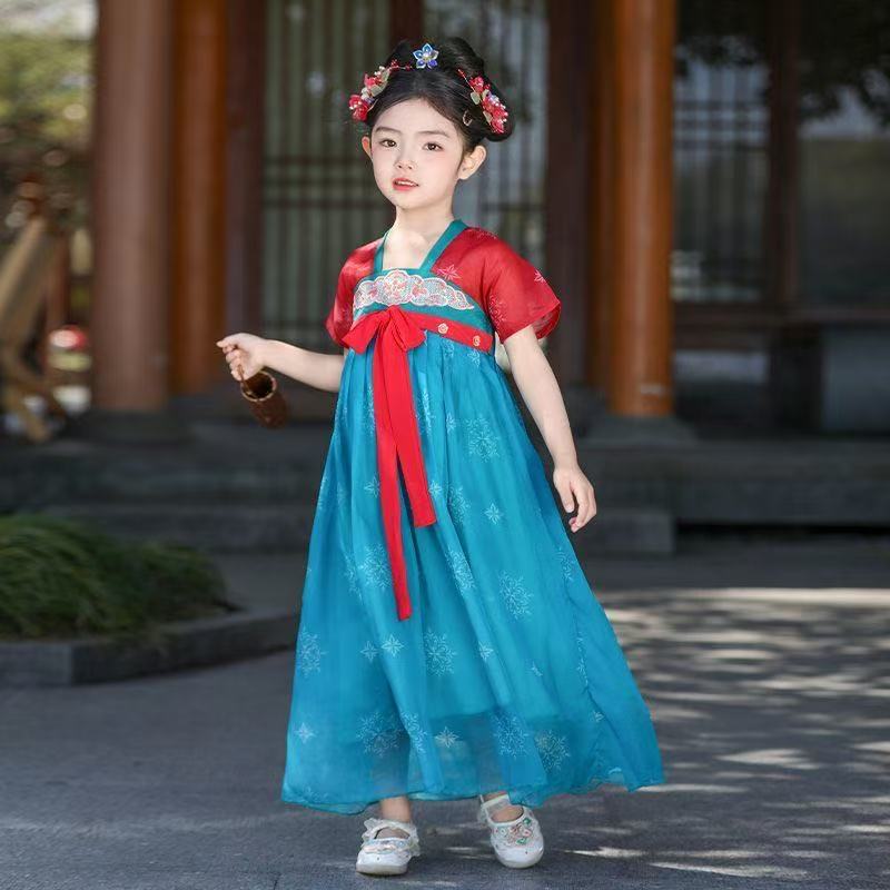 女童汉服秋款中国风超仙古装秋季