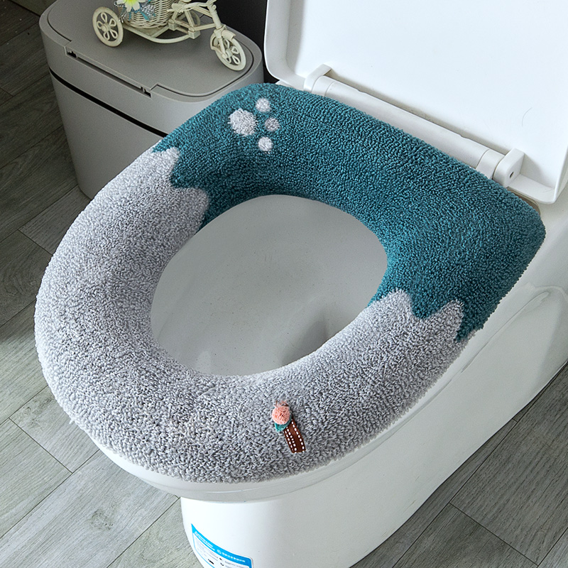 2025新款通用撞色搭配马桶坐垫