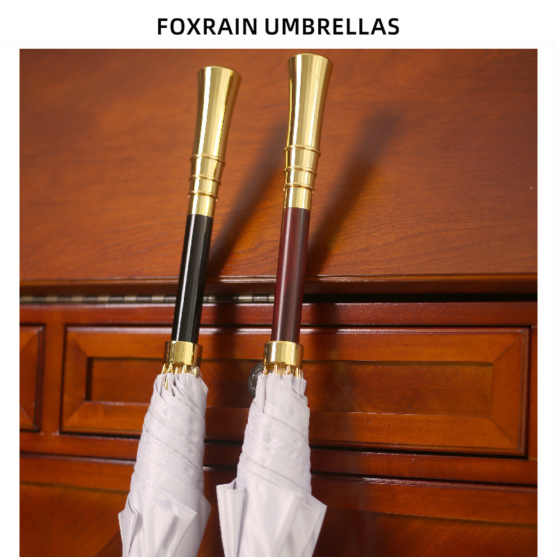 foxrain复古渐变长柄遮阳直杆英伦贵族高端高级感女晴雨伞高颜值 居家日用 伞 原图主图