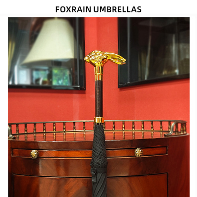 英式Tube兔头动物头复古长柄雨伞