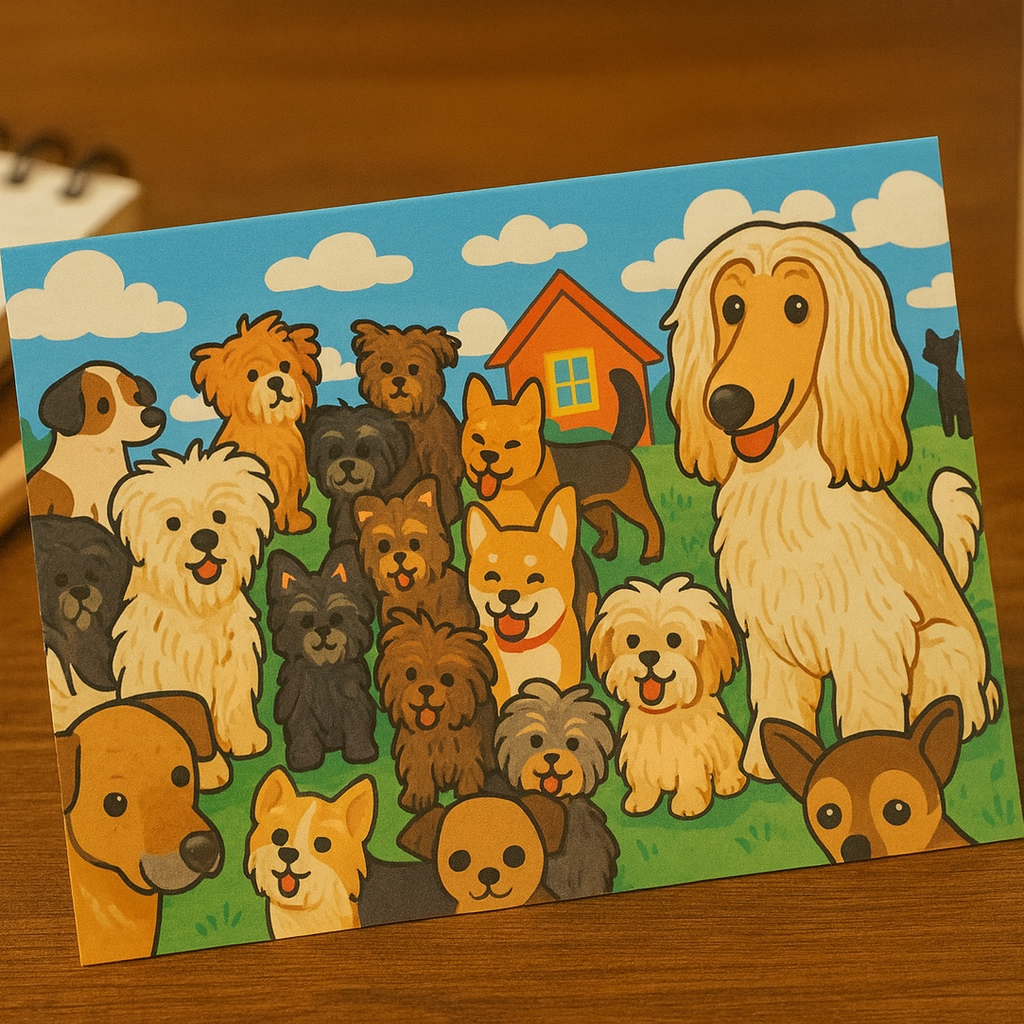 【纪念贺卡】原创杉杉阿姨郁雷鸣主题手绘卡详情页实发明信画