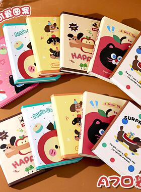 多巴胺小狗迷你小本子可爱口袋本高颜值便携笔记本子小学生随身携带A7记事本小号小本本随身记随手记