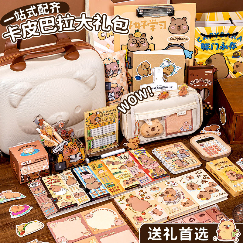 六一儿童节！卡皮巴拉文具套装