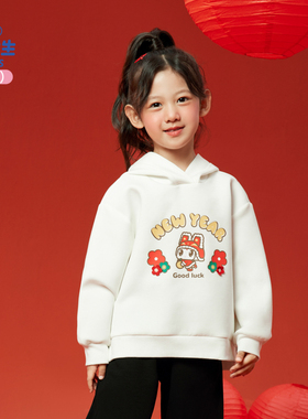 13704女小童洋气休闲宝宝连帽卫衣NJNCJ13704A