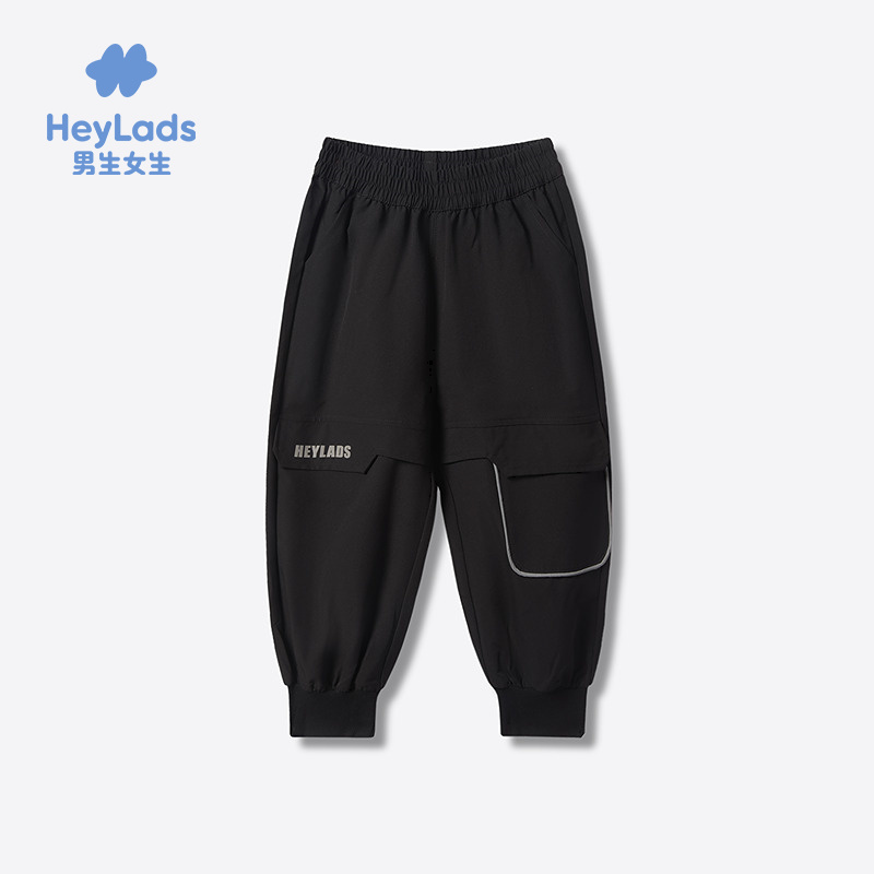 男生女生男小童大口袋造型潮酷有型长裤NPXEJ33193A