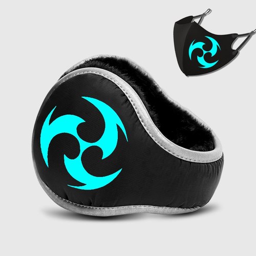 荧光发光送耳暖孩子礼物