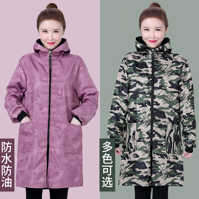 加绒罩衣女男同款工作服