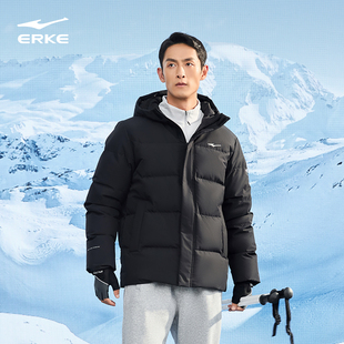 男士 新款 抗静电运动保暖外套 鸿星尔克四防羽绒服男秋季 炁凝科技