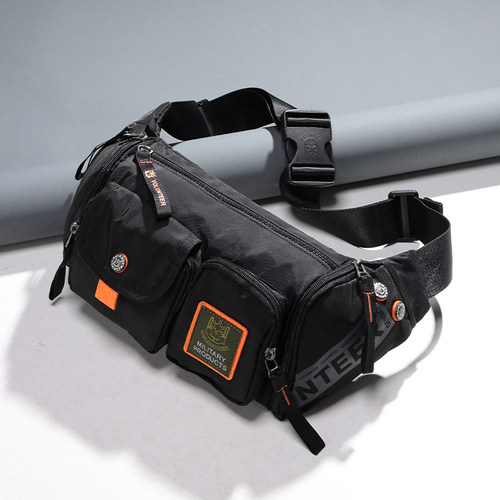 男士休闲运动斜挎胸包轻便腰包