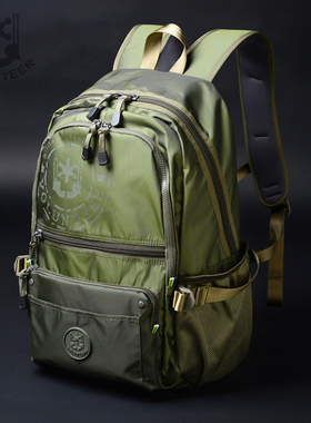 双肩包男初中学生书包帆布包大容量电脑包女旅行包男牛津布背包男