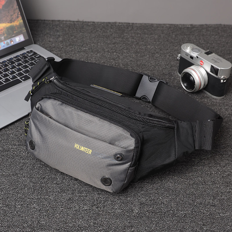 男士休闲运动胸包牛津布多功能腰包小包包春季帆布包斜挎包男潮牌