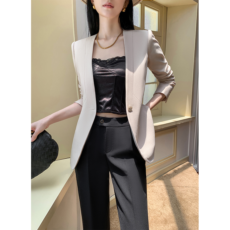 2024新款秋冬款西装套装女休闲宽松职场律师工作服气质面试正装
