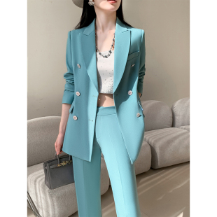 2026新款气场强大西装套装女高级感秋冬季面试正装职业装西服外套