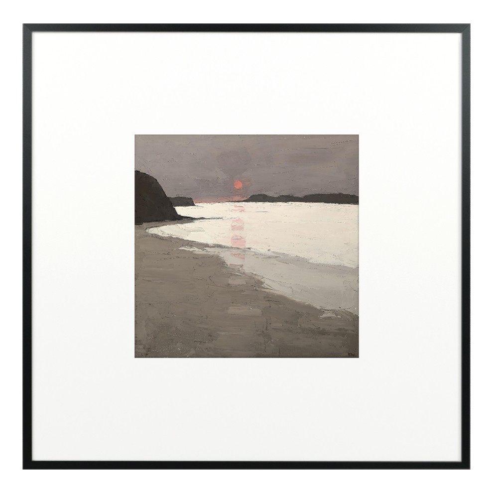 sunsea 海上落日/山中月色 现代艺术简约小众北欧卧室装饰挂画