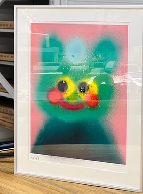 Jon Burgerman艺术喷绘版画涂鸦客厅装饰画可爱卡通创意个性挂画