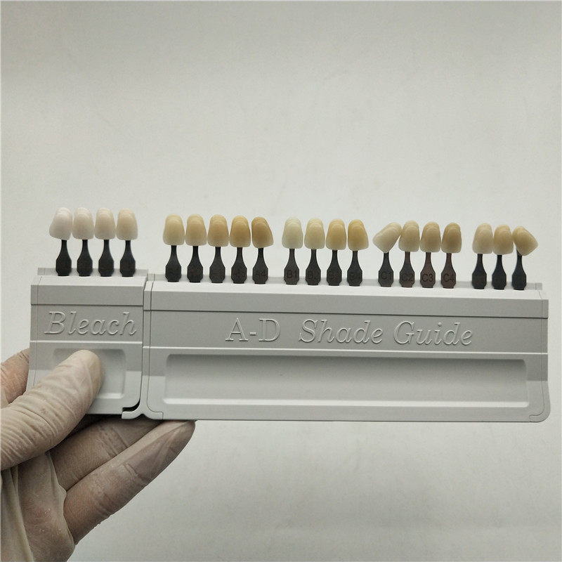 牙科口腔材料义获嘉比色板基牙比色板a-d20色比色板漂白色比色板