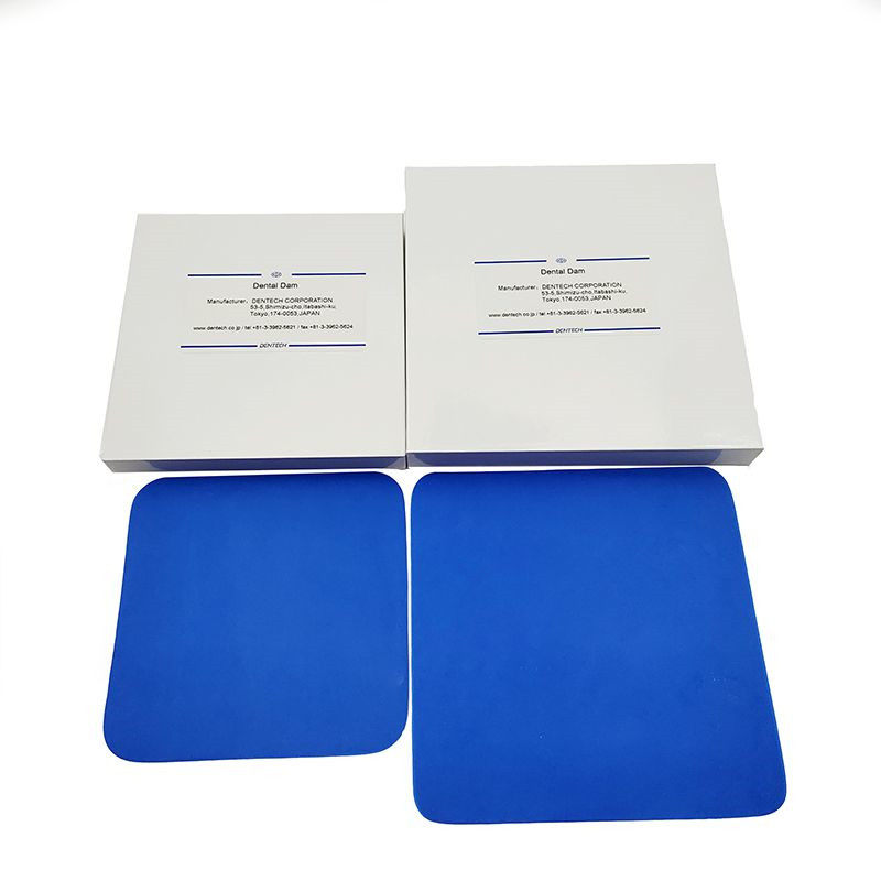 牙科橡皮障布橡皮布进口橡皮章布5*5小 52片装 6*6大 72片装包邮