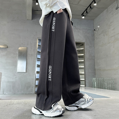 2025新款男童休闲裤子秋冬季大童