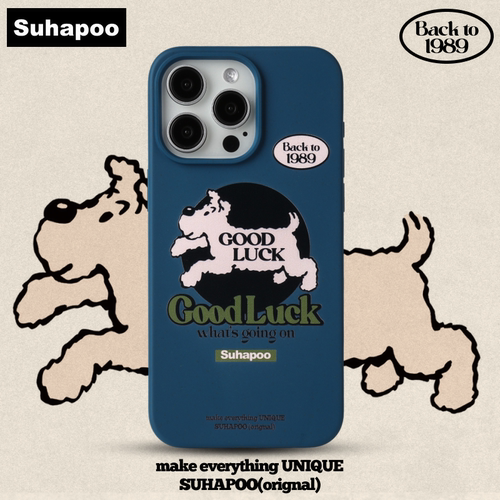 suhapoo壳内策展 跑跑丁丁狗磁吸附手机壳iPhone17promax苹果16原创13ins风15pro14plus全包美式复古