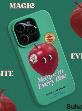 suhapoo壳内策展 复古苹果可降解 新款手机壳iphone17plus苹果15原创16max小众14pro保护套ins风美式小众壳