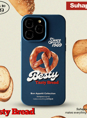 suhapoo壳内策展 可降解-碱水结 手机壳iphone17plus苹果16原创14max小众15pro保护套ins风美式复古保护套