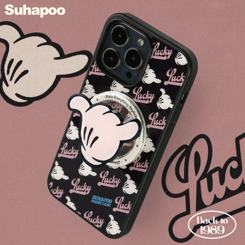 suhapoo壳内策展 幸运满满磁吸附手机壳iPhone17promax苹果16原创15ins风15pro14plus全包美式复古
