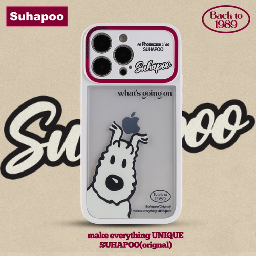 suhapoo壳内策展 大头丁丁手机壳iphone17promax苹果15透明16照片13ins风xr14plus全包美式复古小众