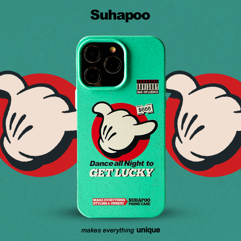 suhapoo壳内策展 磁吸附可降解-幸运6 手机壳iphone16plus苹果15原创12max小众13pro ins风美式复古保护套14