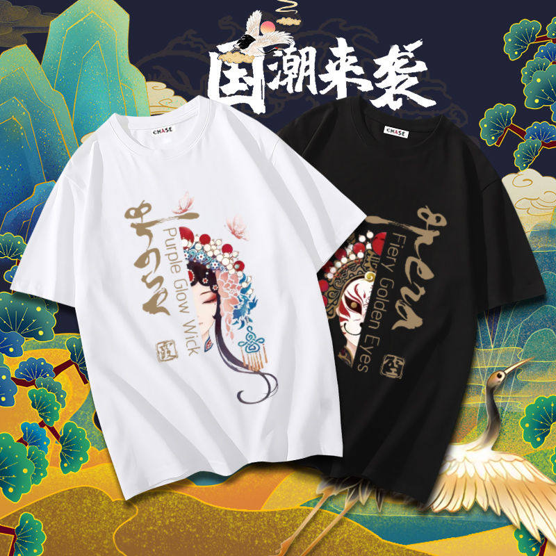 中国风京剧脸谱故宫联名潮