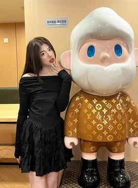 famerbob招财猫雕塑门店开业家居客厅现代装饰落地大摆件网红手办