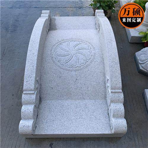 景观小石桥花岗岩石拱桥日式庭院户外扶手小桥流水石钵整石栏杆桥