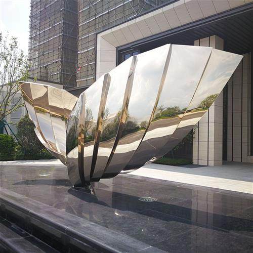 大型不锈钢景观雕塑户外广场园林商场美陈创意造型不锈钢雕塑摆件