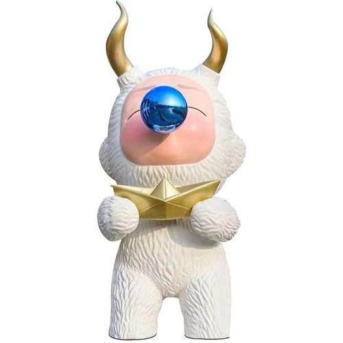 玻璃钢卡通雕塑来图定制做公仔动漫吉祥物户外游乐场景观美陈摆件