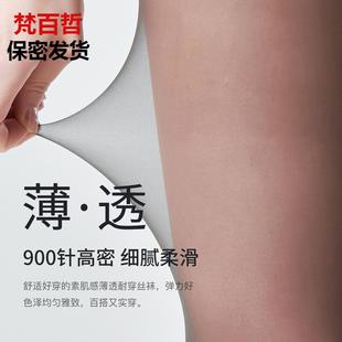 丝袜 超透春秋加大女苹果臀镂空腰连裤 1D无痕超薄 面膜美肤裤