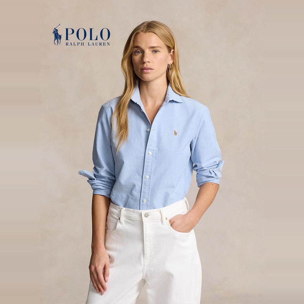 ralph lauren拉夫劳伦女装经典版棉牛津布衬衫rl长袖衬衣小马标
