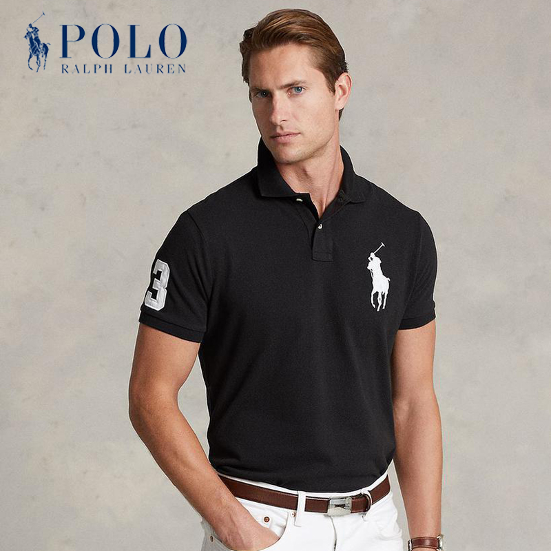 RL拉夫劳伦短袖POLO衫刺绣大马标
